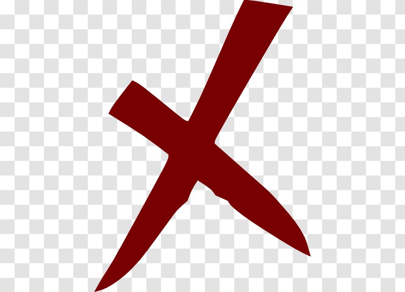 Cross Check Mark Clip Art - Incorrect Cliparts Transparent PNG