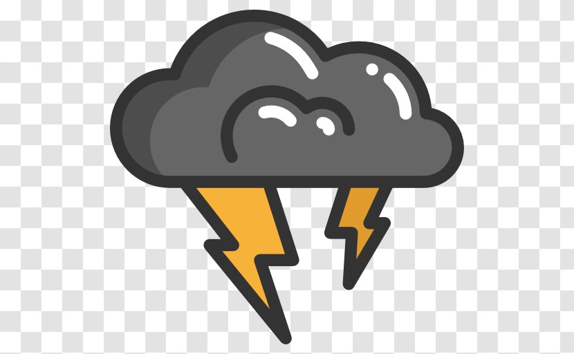 Cloud Thunder Storm Lightning - Heart - Hurricane Transparent PNG
