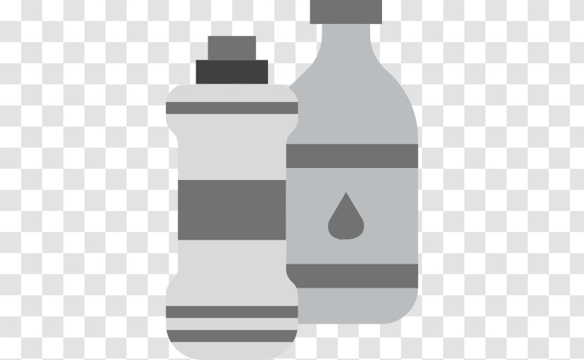 Glass Bottle Product Design - Water - Hydration Icon Transparent PNG