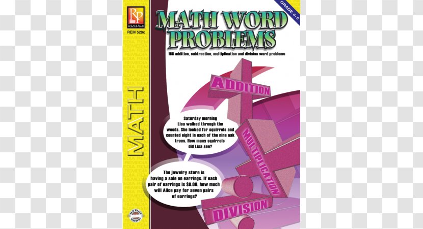 Word Problem Math-terpieces: The Art Of Problem-solving Grapes Math Mathematics - Subtraction - Book Transparent PNG