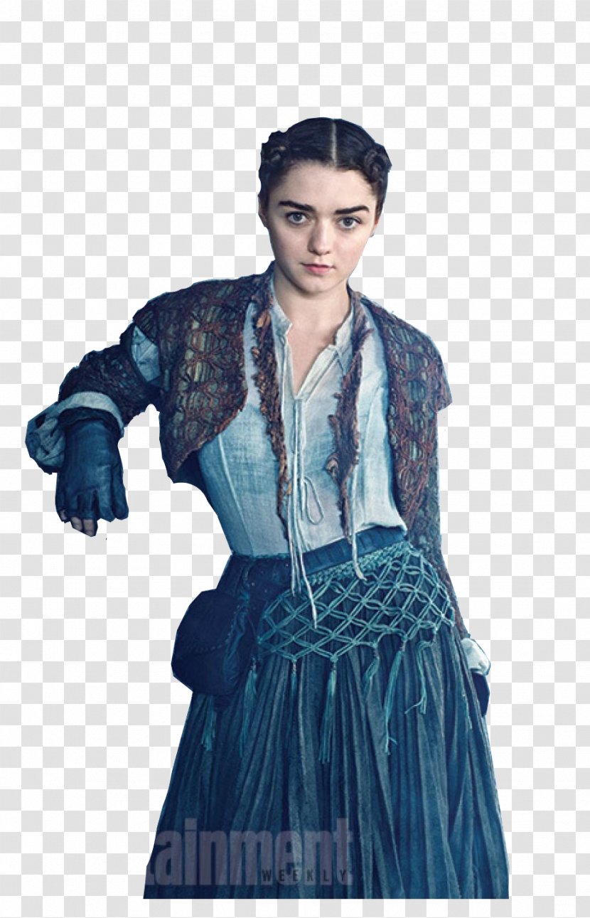 Arya Stark Game Of Thrones Daenerys Targaryen Maisie Williams Jon Snow - Clothing - Throne Transparent PNG