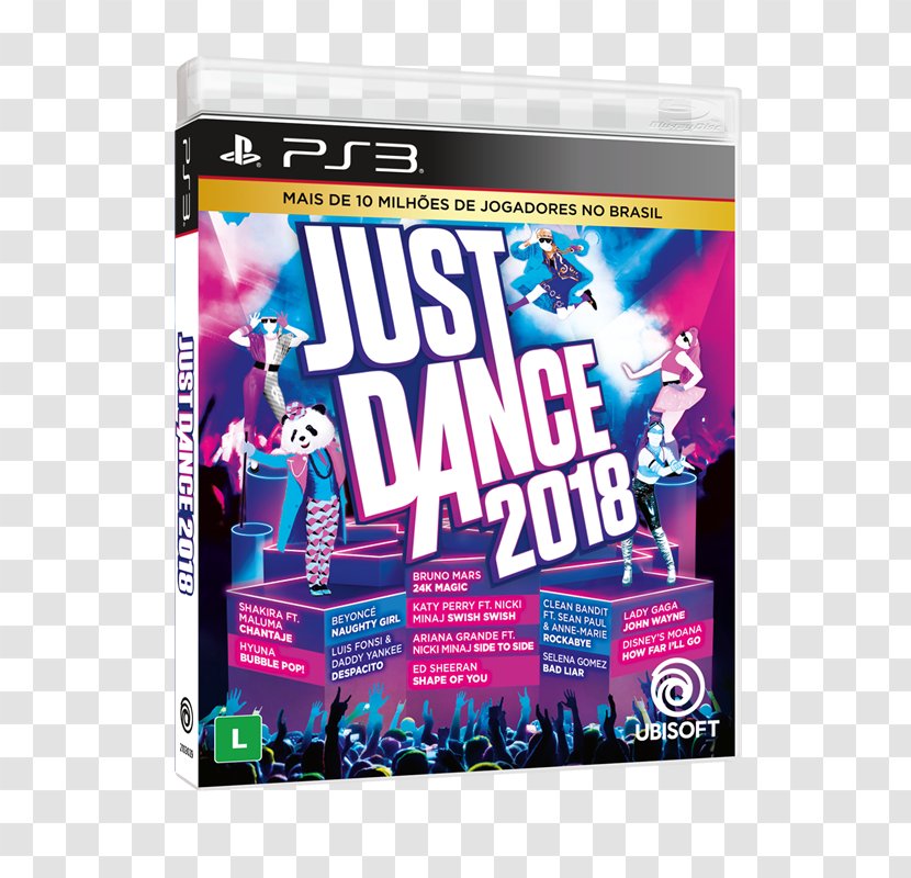 Just Dance 2018 Xbox 360 PlayStation 3 - Playstation Transparent PNG