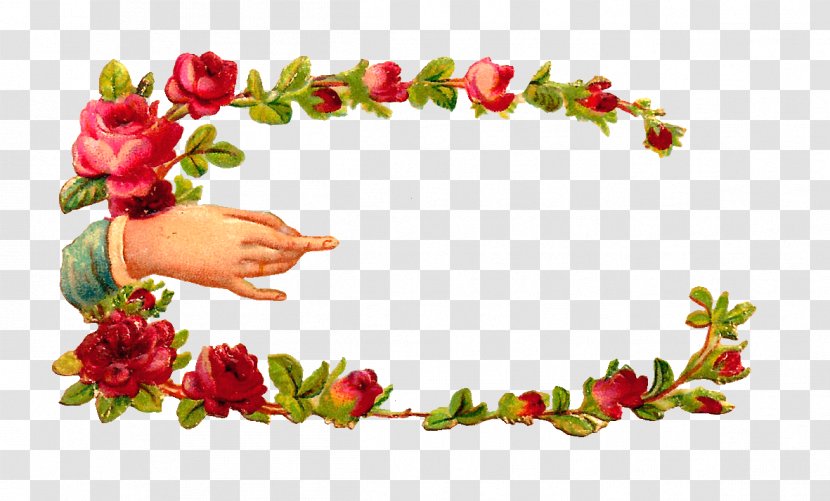 Flower Picture Frames Het Chocolat Moment Clip Art - Floristry - Rose Frame Transparent PNG