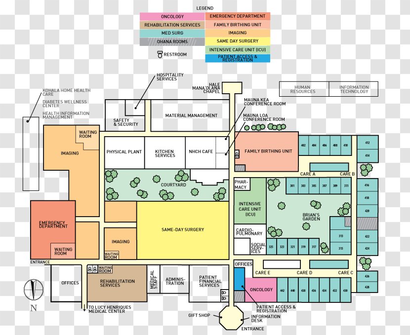 North Hawaii Community Hospital, An Affiliate Of The Queen's Health Systems Shore Medical Center Birmingham Heartlands Hospital Map Transparent PNG