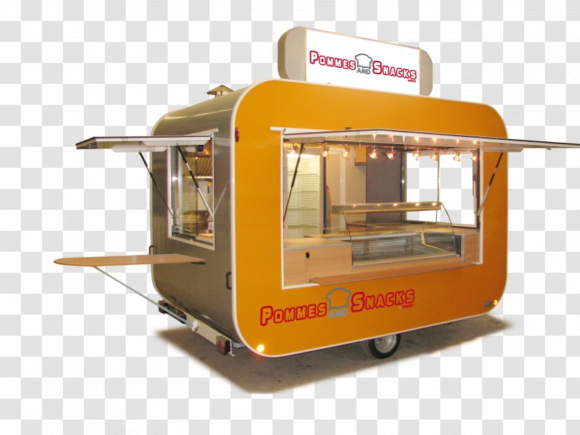 Ice Cream French Fries Food Truck - Cart Transparent PNG