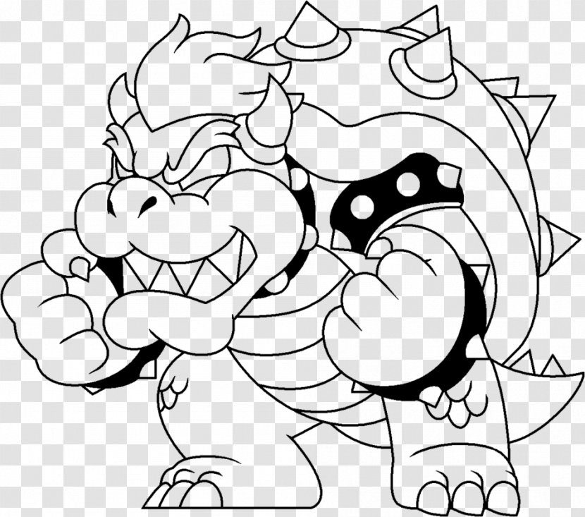 Bowser Mario & Sonic At The Olympic Games Bros. Coloring Book - Cartoon - Super Bros 3 Transparent PNG