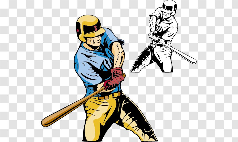 Baseball Batting Clip Art - Shutterstock - Comic Style Vector Material Transparent PNG