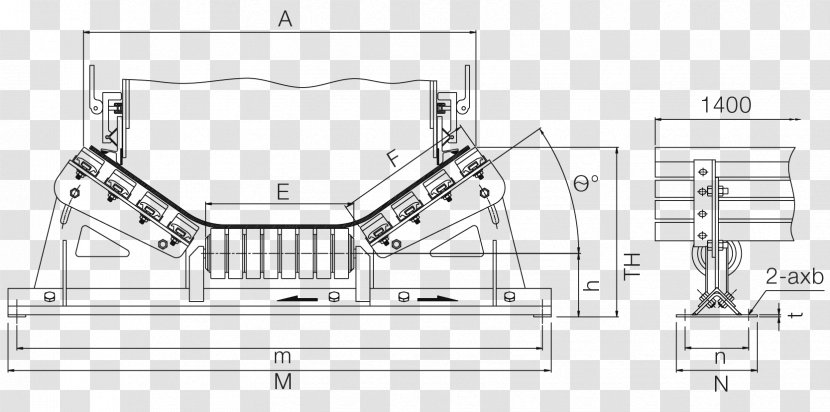 Impact Conveyor System Belt Bed Wear - Friction - Illustration Transparent PNG