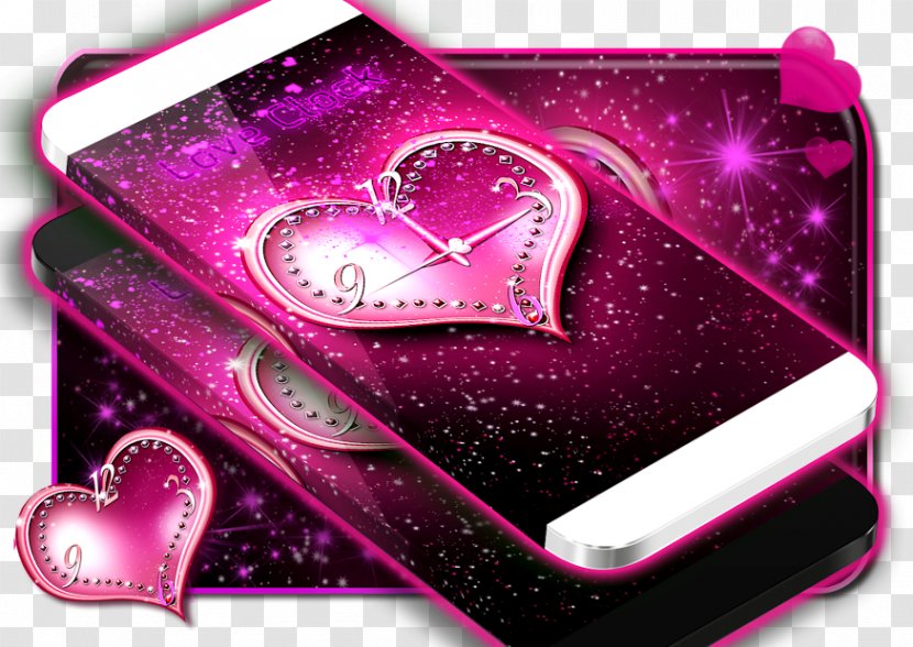 Pink M Valentine's Day Font Transparent PNG