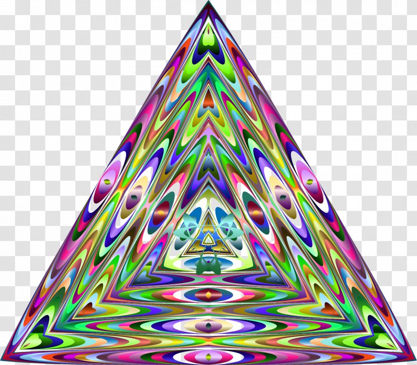 Purple Violet Symmetry Triangle Pattern Transparent PNG