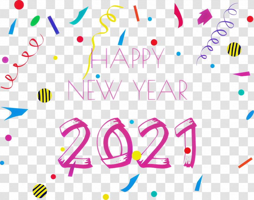 2021 Happy New Year 2021 New Year Transparent PNG