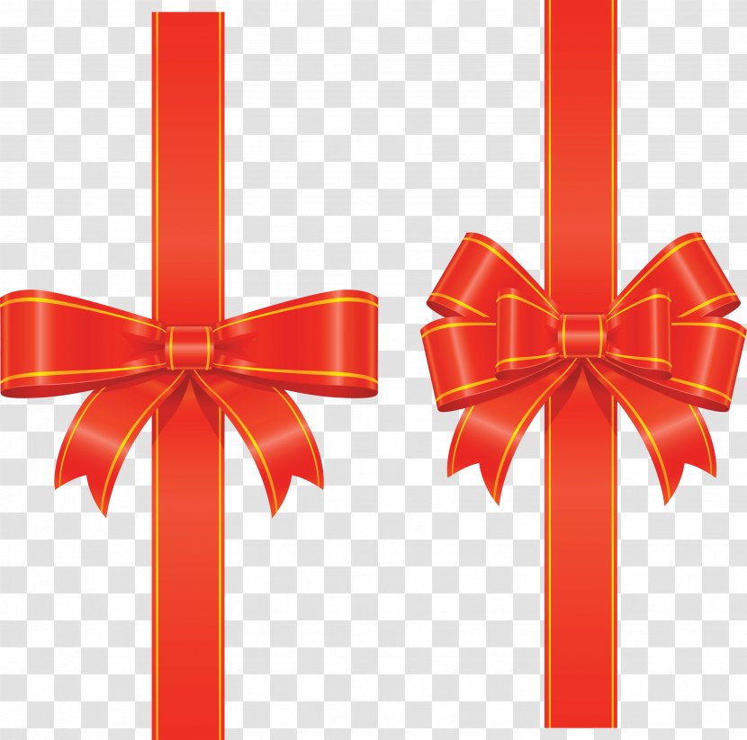 Bow And Arrow Icon - Red - Gift Ribbon Image Transparent PNG