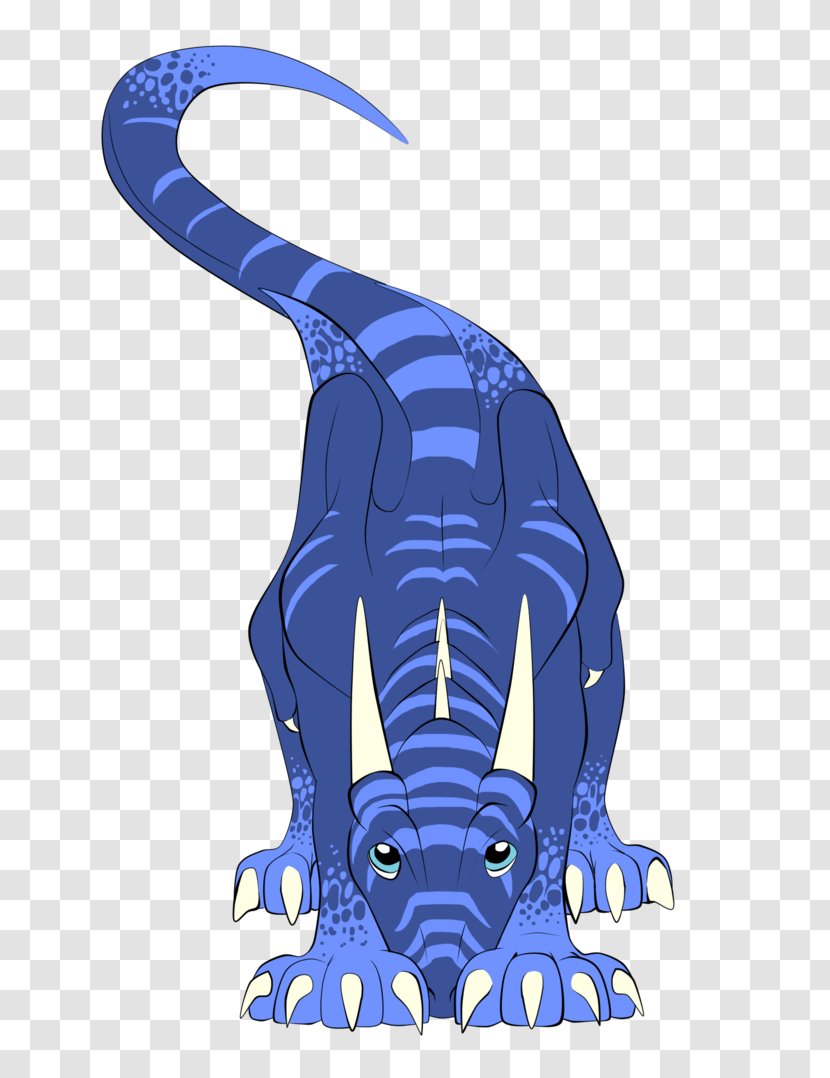 Illustration Clip Art Dinosaur Electric Blue Legendary Creature - Fictional Character - Anim Filigree Transparent PNG