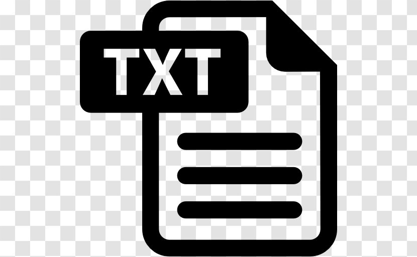 Text File TIFF Plain - Black And White - Tiff Transparent PNG