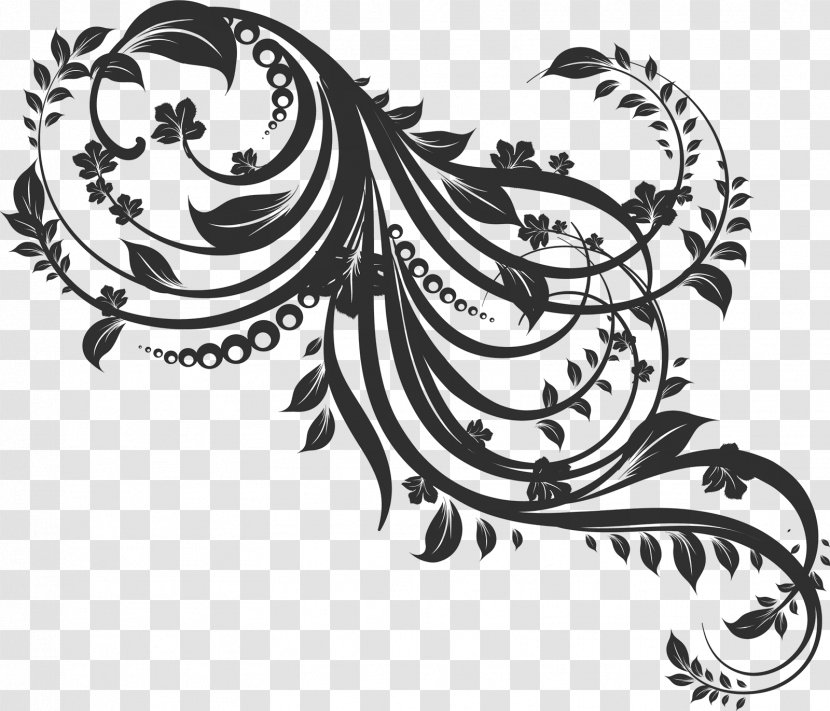 Black And White Drawing Monochrome Painting - Calligraphy Transparent PNG