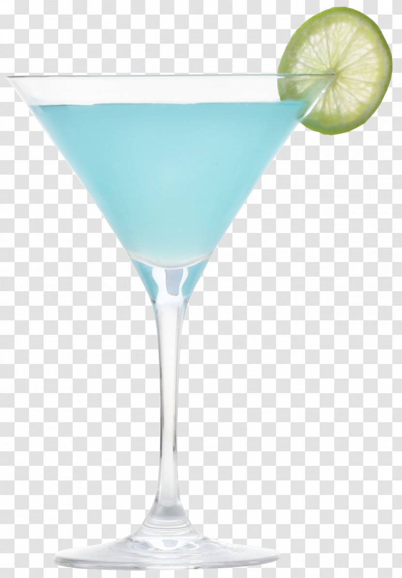 Blue Hawaii Lemon-lime Drink Cocktail Garnish Margarita Bacardi - Daiquiri Transparent PNG