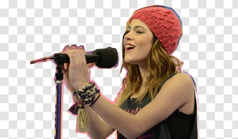 Martina Stoessel Beanie Microphone Musician - Frame Transparent PNG
