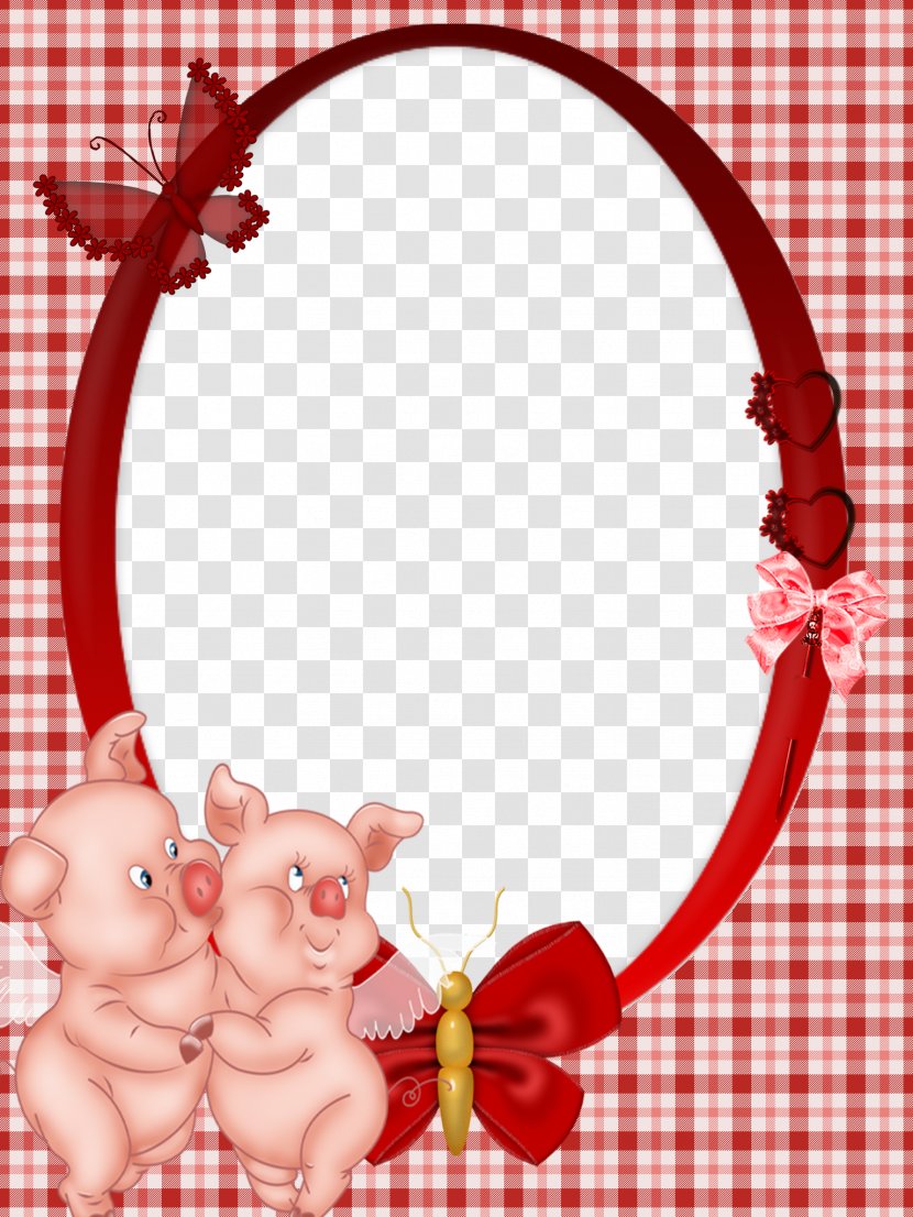 Ellipse Designer - Fictional Character - Elliptic Boundary Piggy Decorative Borders Transparent PNG