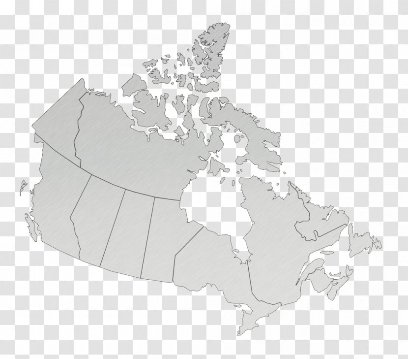 United States Inktech International Corporation Mapa Polityczna - Shutterstock - Gray Canadian Map Material Transparent PNG