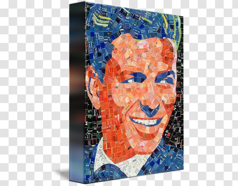 Modern Art Painting Acrylic Paint - Frank Sinatra Transparent PNG