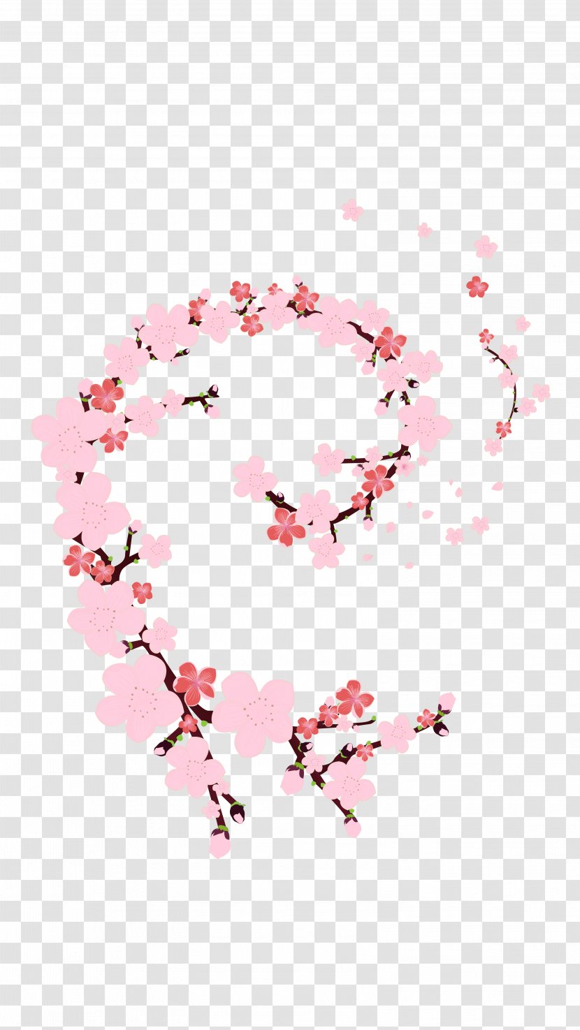 ST.AU.150 MIN.V.UNC.NR AD Cherry Blossom Pink M Heart Cherries - M095 - Barrels Of Water Transparent PNG