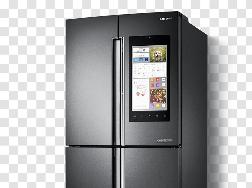 Refrigerator Samsung Electronics Home Appliance Transparent PNG