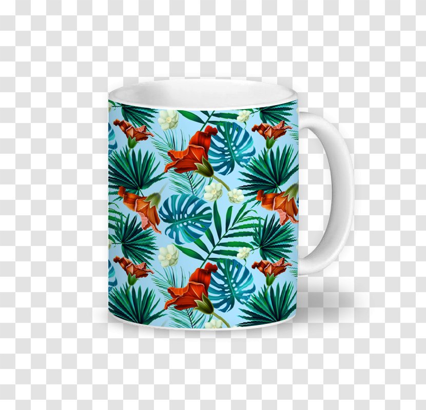 Coffee Cup Ceramic Flowerpot Mug - Flower Transparent PNG