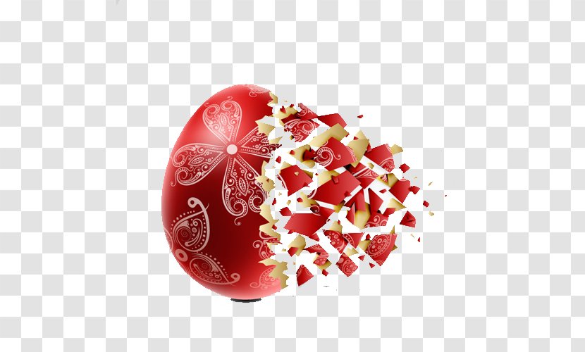 Easter Egg Illustration - Food - Blasting Pattern Eggs Transparent PNG