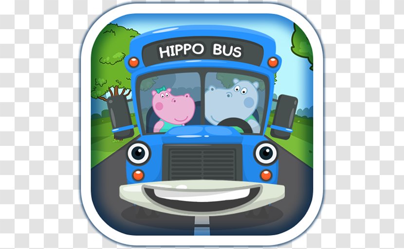 Wheels On The Bus Go Round Dubstep 2018 Song - Cartoon Transparent PNG