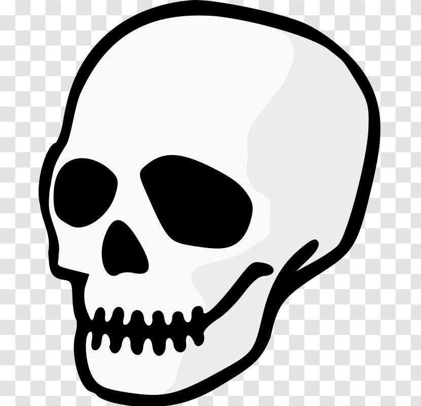 Skull Drawing Clip Art - And Crossbones - Free Pictures Transparent PNG