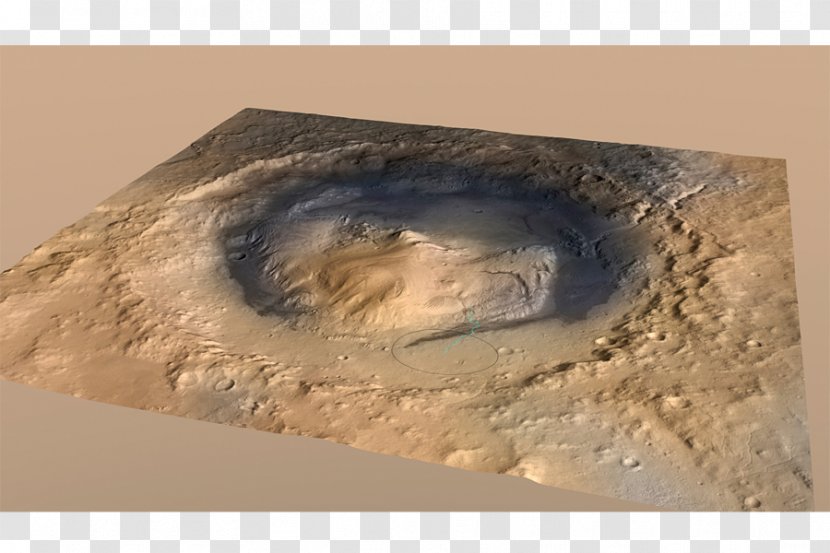 Mars Science Laboratory Gale Curiosity Mount Sharp - Impact Crater Transparent PNG