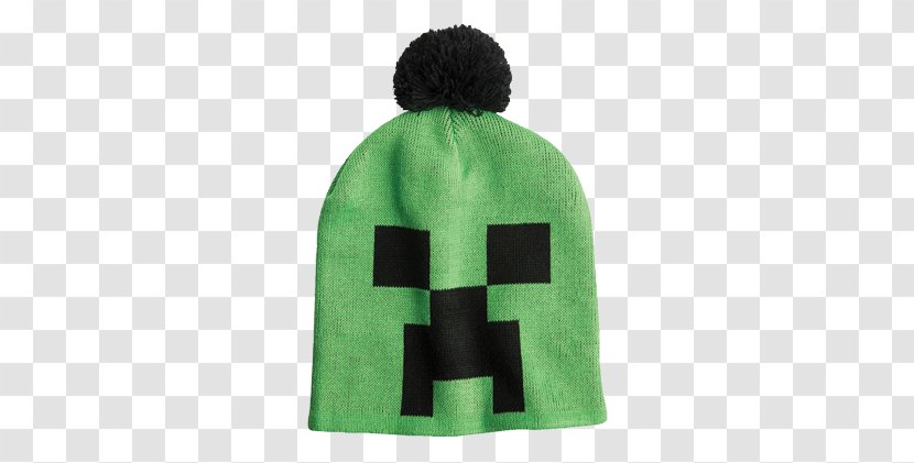 Minecraft Creeper Beanie Knit Cap Jinx - Hood Transparent PNG