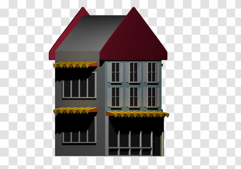 Facade Property House - Building Cartoon Transparent PNG