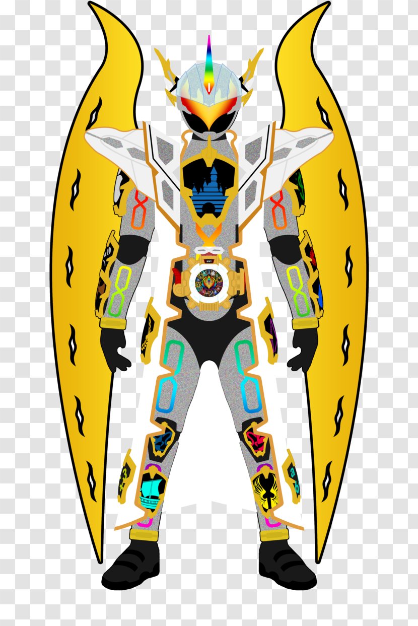 Kamen Rider Series Fan Art Makoto Fukami Ex-Heroes - Yellow - Infinity Mirror Transparent PNG