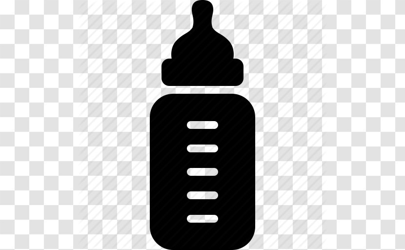 Milk Baby Bottles Infant Formula - Silhouette - Bottle Icon Size Transparent PNG