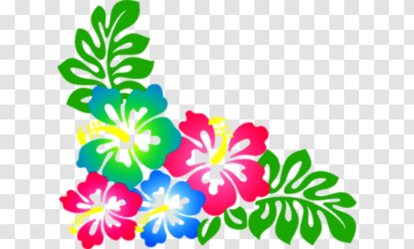 Rosemallows Cuisine Of Hawaii Clip Art - Flower Arranging - Border Transparent PNG
