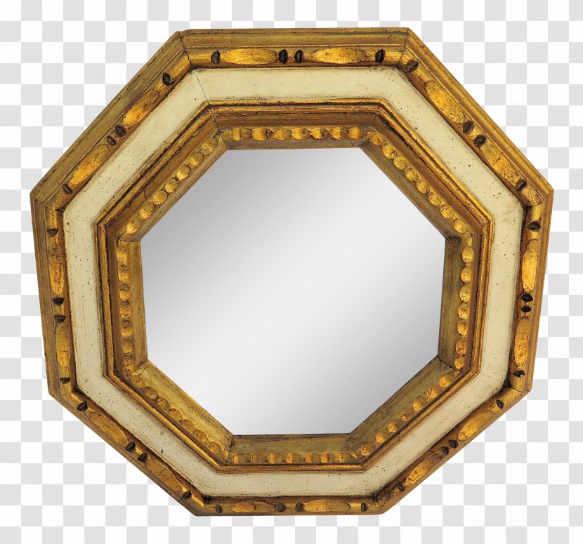 Gold Leaf Wall Mirror Picture Frames - Rectangle Transparent PNG