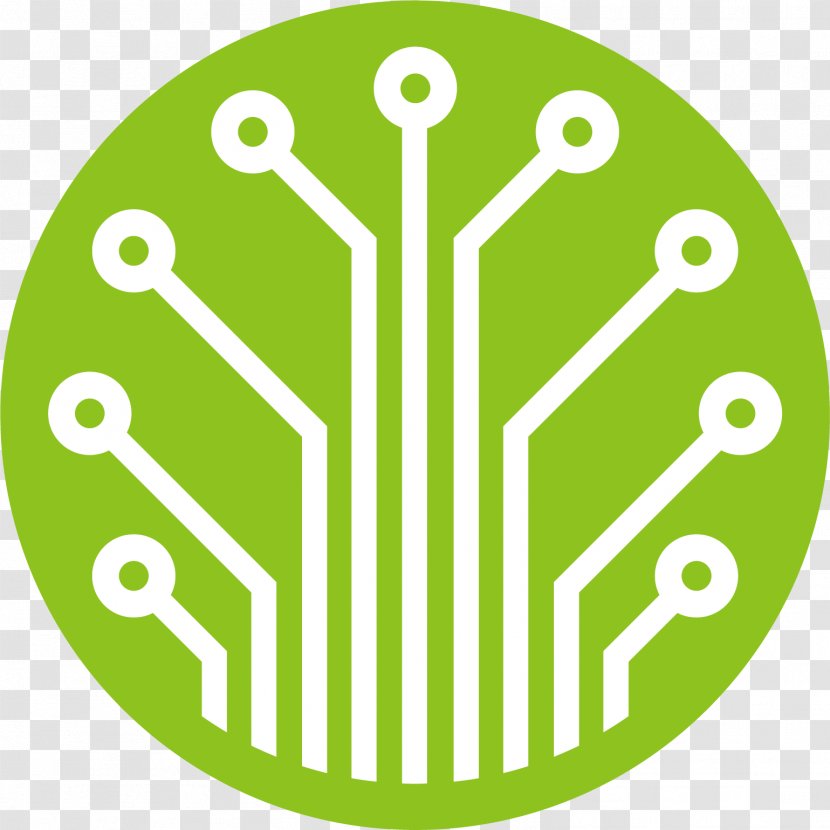 Electronic Circuit Printed Board Electrical Network Diagram - Logo - Cartoon Transparent PNG