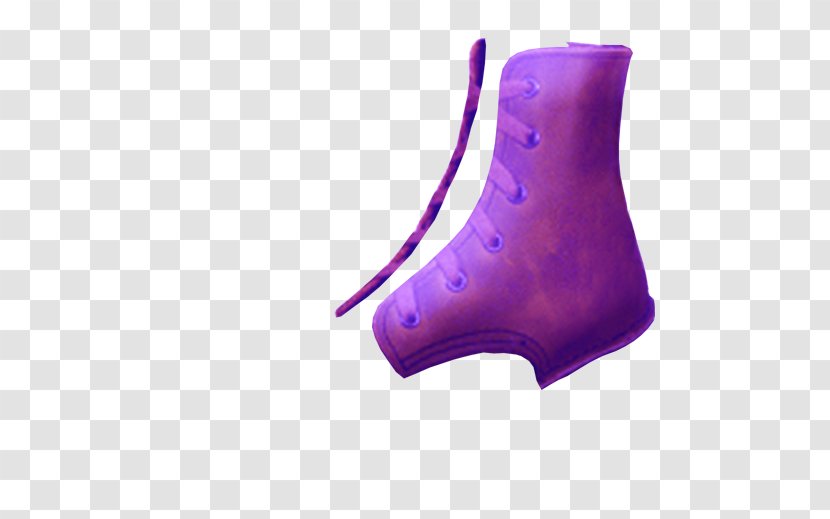 Bespoke Shoes Made To Measure Boot Foot - Measurement - Purple Boots Transparent PNG