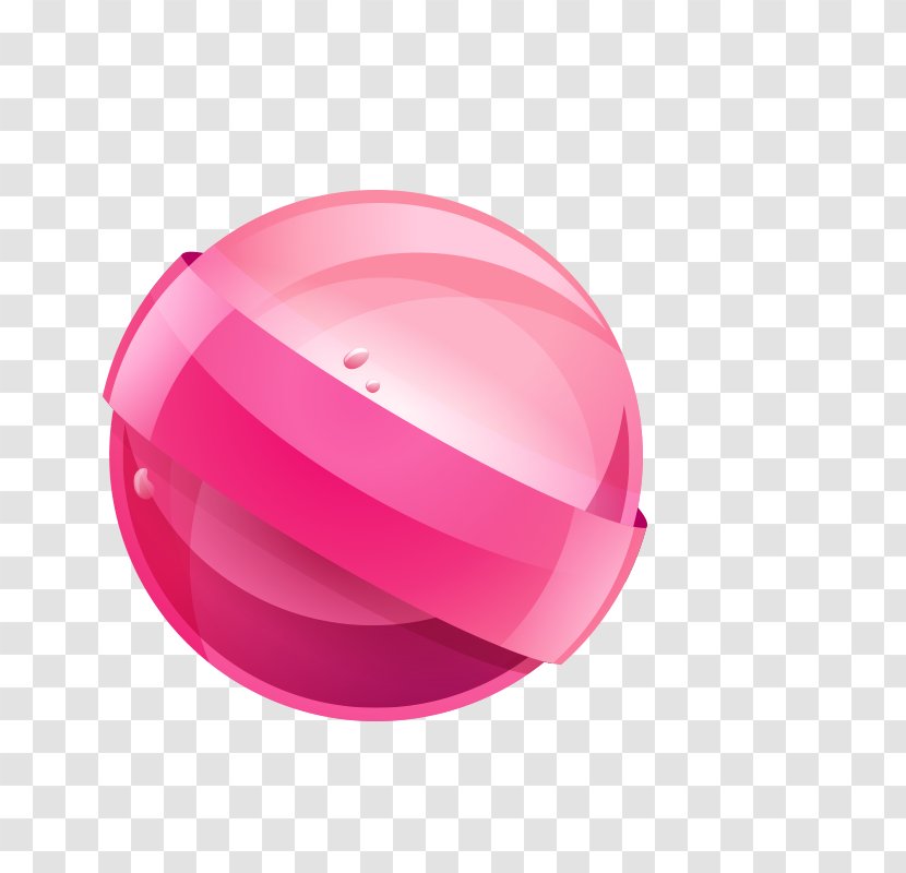 Lollipop Cotton Candy Icon - Pink Transparent PNG