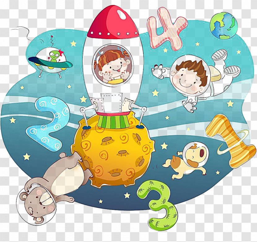 Outer Space Cartoon Extraterrestrial Intelligence - Raster Graphics - Spaceship Transparent PNG