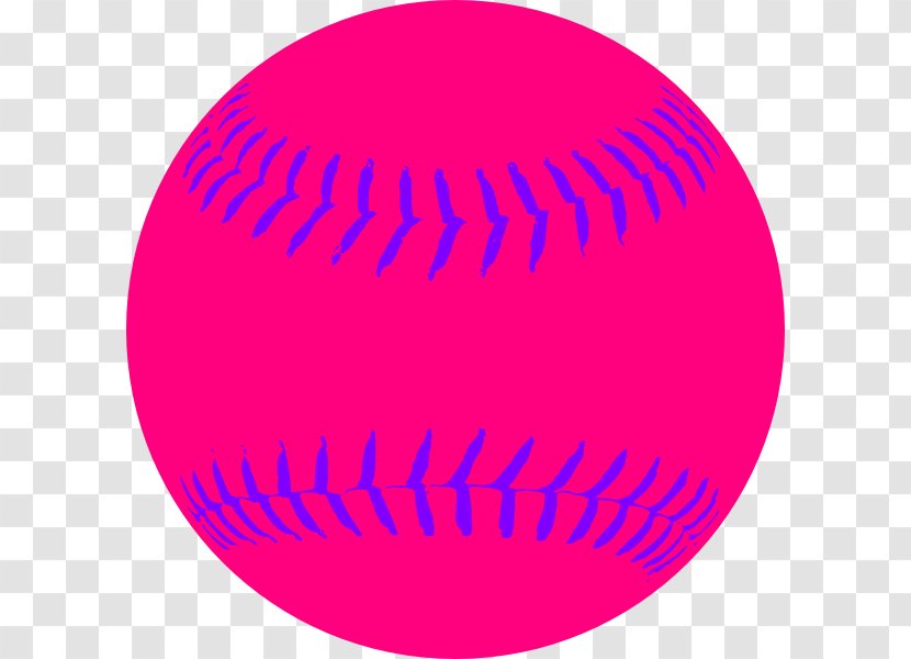 Clip Art Softball Openclipart Image - Football - Pink Basketball Transparent PNG