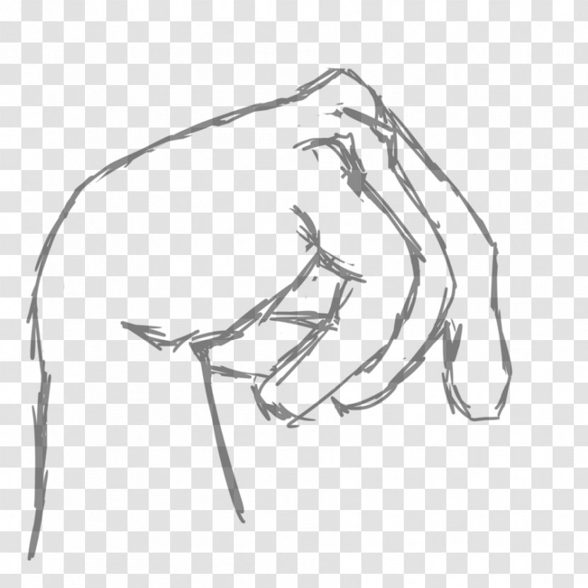 Drawing Line Art Sketch - White - Hand Sketched Transparent PNG
