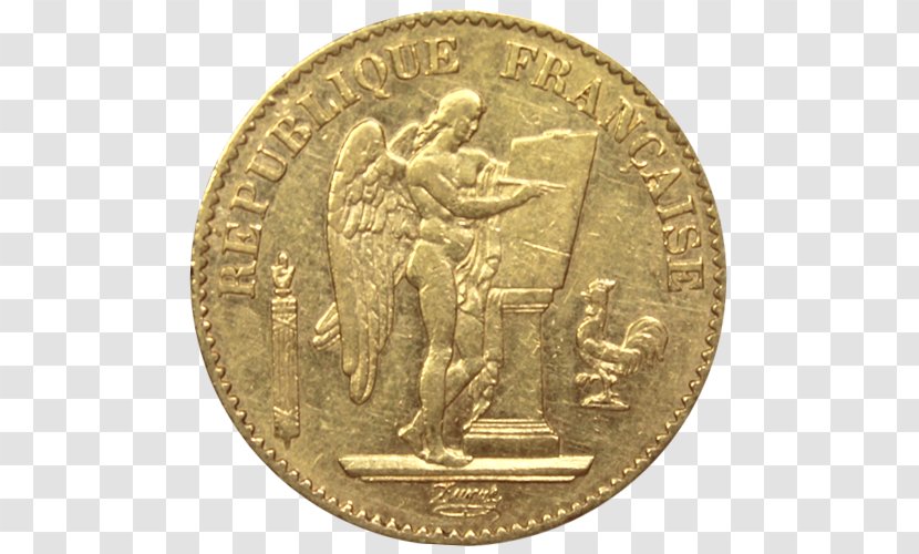 Gold Coin Napoléon Louis D'or - Franc Transparent PNG