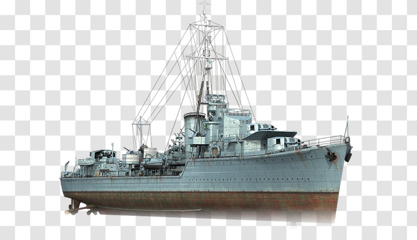 World Of Warships USS North Carolina (BB-55) Battleship Aircraft Carrier - Submarine Chaser - Destroyer Ship Transparent PNG