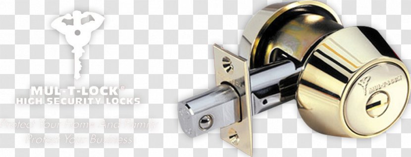 Dead Bolt Mul-T-Lock Key Lockset - Hardware Transparent PNG