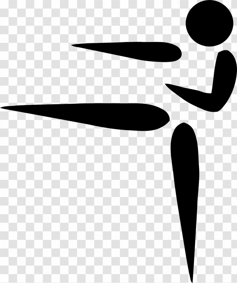 Karate South Africa Olympic Games Martial Arts Sport - Monochrome Transparent PNG