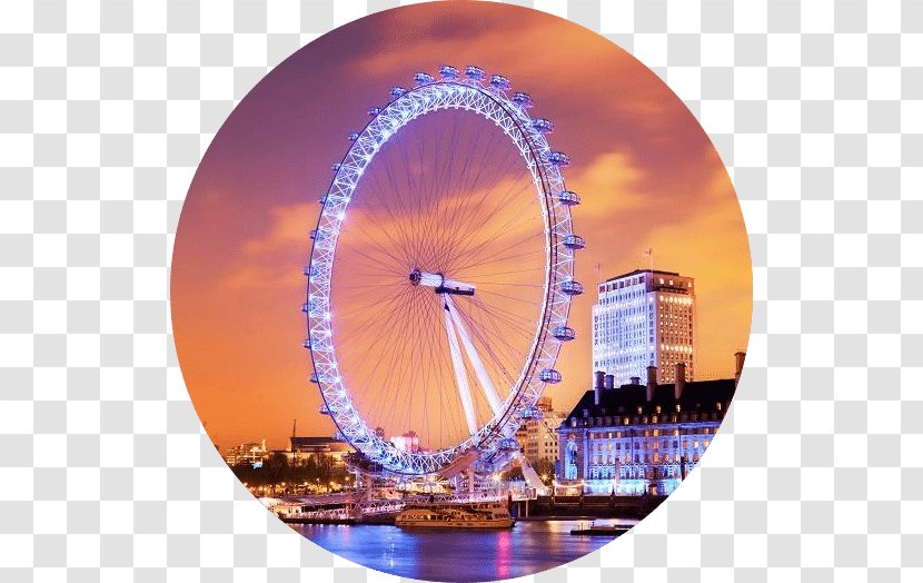 Big Ben Palace Of Westminster London Eye Tower River Thames Transparent PNG