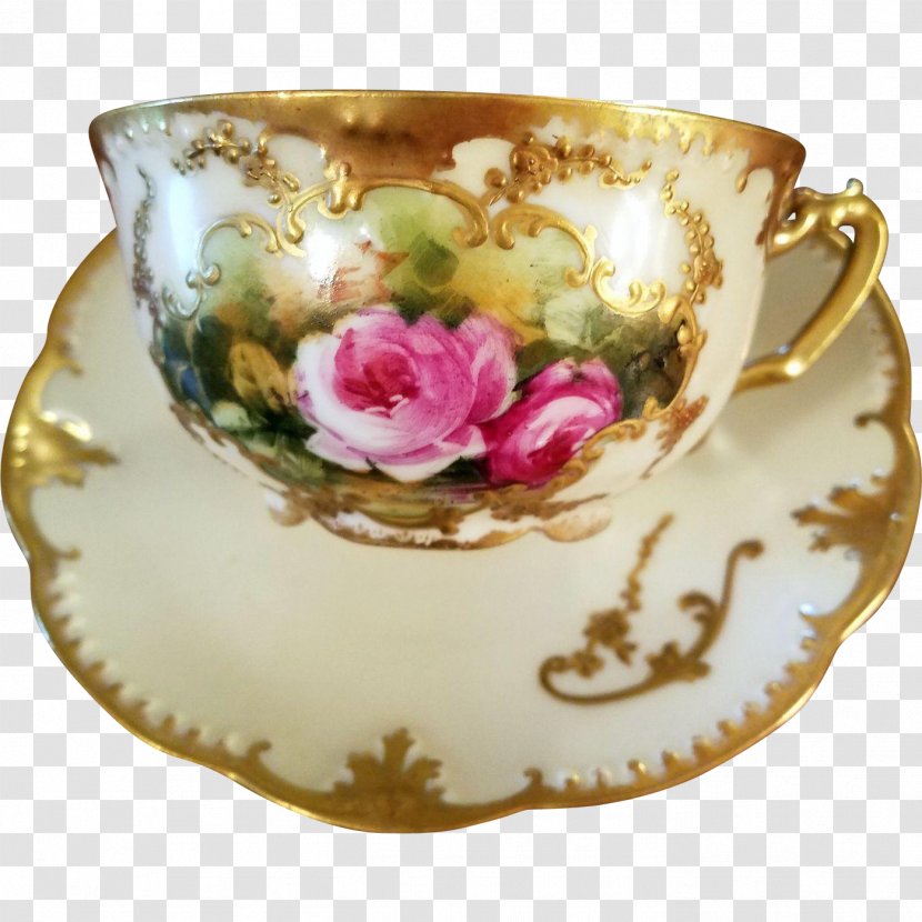 Coffee Cup Saucer Porcelain Teacup - Tea Transparent PNG