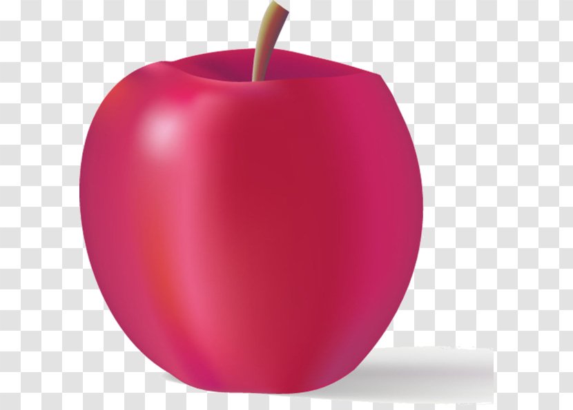 Product Design Apple Magenta - Food Transparent PNG